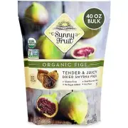 Premium Organic Dried Figs 2.5 Pound Bulk Gourmet Superfood Snack Vegan Healthy