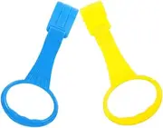 SUPVOX 2pcs Pull up Handles Safe Standing Assistance Rings Toy Hanging Indoor Playpen Accessories for Toddlers