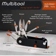 Multi Tool Easy Open Multi Purpose Easy Open Lever 11 In 1 Swiss Army NEW