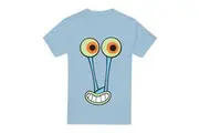 SpongeBob SquarePants Mens Gary Snail Smile T-Shirt (Light Blue) - UTTV6460