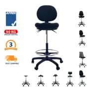Ergonomic Drafting Medical Design Architect Lab Chair AFRDI Footring