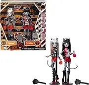 Monster High Boo-riginal Creeproduction Doll 2-Pack, Meowlody and Purrsephone Collectible Reproductions with Doll Stands and Diary