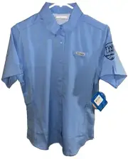 NWT Columbia PFG Two Lane Lager Luke Bryan Collab Snap Button Shirt Womens Small