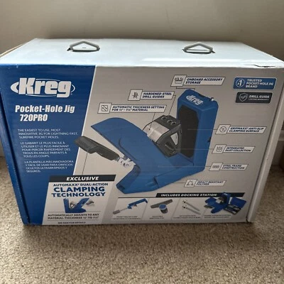 New Kreg Tool KPHJ720PRO Pocket-Hole Jig 720 PRO Easy Clamping & Adjusting