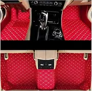 Custom Car Floor Mats Custom Car Floor Mats for Cadillac for SRX 2003 2004 2005 2006 2007 2008 2009 Auto Carpets Foot Coche Accessorie Car Mats(Red)