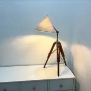 Table Lamp Tripod Stand With Shade Fabric Home Office Room Decorative Desk Lamps