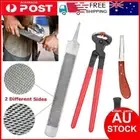 4pcs Farriers Tool Hoof Trim Shoeing Kits Hoof Nipper Rasp Knife Horse Hand Set
