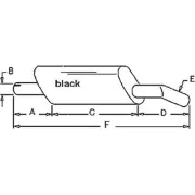 09700143 Muffler for Versatile 256 276 Tractors MUK40-0063