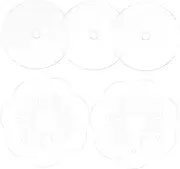Veemoon 100pcs Self Adhesive Earring Support Pads Eva Foam Stoppers for Studs Clutch Back Replacement for Comfortable Wear and Ear Protection