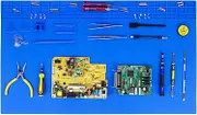 Premium Large Soldering Mat, 70x40cm Heat Resistant Repair Work Mat Large Silicone Soldering Mat for Soldering, Cellphone, Computer, Repair Etc (Blue)