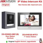 Hikvision DS-KIS602(B) IP Video Intercom Kit DS-KD8003-IME1(B) + DS-KH6320-WTE1