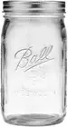Wide Mouth Glass Mason Jars with Lids and Bands, Used for Canning, Pickling,