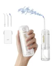 Water Flosser Travel Size - Portable Water Flosser Cordless for Teeth Gums Br...
