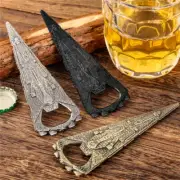 Triangular Spaceship Beer Bottle Opener Metal Corkscrew for Household Decoration