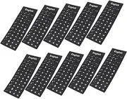 GAROZATION Keyboard Stickers for Laptop 10 Sheets English Language Letter Stickers Easy to Apply