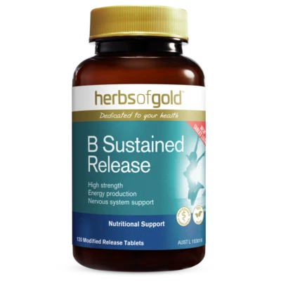 Herbs of Gold B Sustained Release 60 Tablets High Strength Energy Production