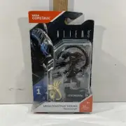 Mega Construx Heroes Series Aliens XENOMORPH Mini Figure Grey w/Facehuggers