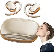 YRTUOP Open Ear Clip Earbuds - Wireless Comfort Open Ear Buds,Smart Long Battery Life Waterproof Earphone for Men Women Adults Home Game Travel Phones
