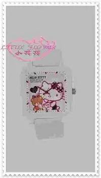 在飛比找買動漫優惠-小花花日本精品♥ Hello Kitty 方形手錶卡通錶女錶