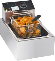Electric Deep Fryer 10L/10.5QT Stainless Steel Single Tank Commercial Fryer with
