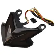 Motorcycle Tail Light Led Turn Signal Lights Rear Brake Stop Cafe Lamp Tail Light For Z800 2013 2014 2015 2016 black
