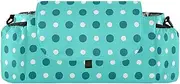 miaozhen Cyan Polka Dot Ocean Blue stroller organizer cute baby caddy large zip pocket accesorios para bebes bolsa para carreola