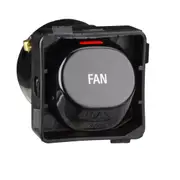 Clipsal - Mechanisms Switch Mech 1/2W 10A Fan - 30FM-BK