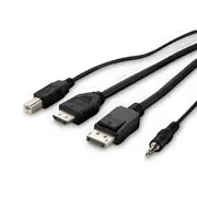TAA (1) DVI to HDMI (1) DP-DP/USB/AUD CBL