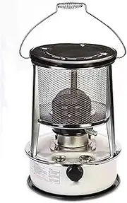 9000 BTU/H Gas Heater Indoor, 4.5L Kerosene Heater Stove Adjustable Firepower, for Terrace Home Indoor Outdoor Camping Deck,White