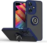 Compatible with Tecno Camon 20 Bracket Phone Case,Compatible with Tecno Camon 20 Pro [Car Mount Magnetic Stand] [PC+TPU] Anti-Drop Blue
