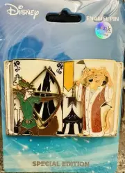 New Pink a la Mode Robin Hood Prince John Storybook Chase Pin LE 150