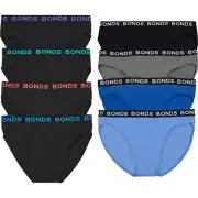 8 Pack Bonds Hipster Briefs Mens Plus Size Comfy Cotton Undies Underwear Bulk