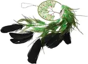 Yardenfun 1Pc Delicate Dream Catcher Pendant Crystal Tree of Life Hanging Decoration Stylish Bedroom Home Ornament Easy Tool Installation Present for Holidays