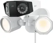 REOLINK 4K Camera for Security System, IP Outdoor Cam in 180 Degree Ultra-Wide Angle, Human/Vehicle/Pet Alerts, 1800 Lumen Floodlights, Two Way Talk, Duo Floodlight PoE
