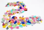 5 Resin Cabochons Ocean Slime Charms Mermaid Assorted Lot Mixed Sea Themed