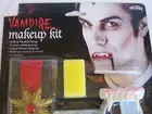Halloween Vampire Makeup Kit Medallion Fangs Blood Costume Theater Teeth