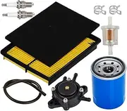 HIFROM Air Filter Pre Cleaner Oil Filter Fuel Pump Filter Line Spark Plug Tune Up Kit Replacement for Honda GX610 GX620 GX670 GXV620 18 20 24HP Replace 17210-ZJ1-841 17210-ZJ1-842