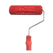 7 inch Embossed Crocodile Skin Painting Roller with Handle for Wall Decoration JN