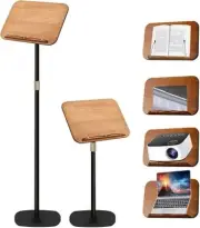 Floor Menu Stand Floor Reading Rack Hands Free Laptop Projector Display Holder