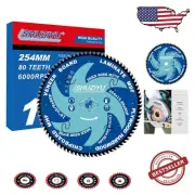 Precision 10" Circular Saw Blade - 0.079" Kerf & 80T for Framing and Ripping