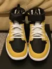 Nike CQ3835 107 Air Jordan 1 High Hi FlyEase Retro Taxi White/Yellow Ochre/Black
