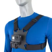 High Stability Chest Mount with J Hook for Action Cameras - Fits GoPro, DJI O...