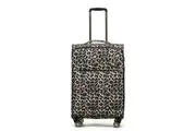 Tosca So-Lite 67cm/87L Suitcase Luggage Travel Checked Trolley Case Leopard