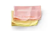 Tupperware Microfiber Eyeglass Sunglass Towels Set of 2 Pink Yellow New