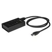 StarTech 4 Port USB Hub, Metal, USB-A to 3x A and 1x C, USB 3.0 - HB30A3A1CST