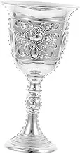 Zerodeko Multi-Function Wine Cup Cocktail Glasses Small Chalice Wineglass Goblets Cocktail Cups Cold Cups Stainless Wedding Stemless Whiskey Gold Wine Cup Fluted Coupe Silver Zinc Alloy