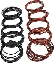 Bonsai Tree Shaping Tool 10 Pack Aluminum Bonsai Wires Flexible and Sturdy for Precise Plant Training and Sculpture