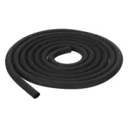 11mm x 3 Meters Foam Weather Stripping Door Seal for Instruments - Black