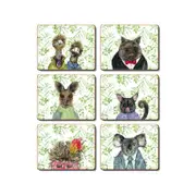 Cinnamon Placemats Cork Backed Set of 6 Bush Tucker