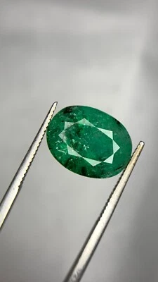 Lush Deep Green Emerald Gemstone Zambia Africa 5.80 CT
